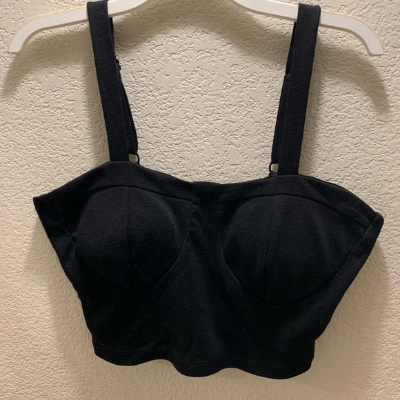 Crop top black M The Arte by Zenna - Picture 1 of 3